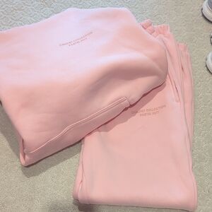Comfrt Pastel Edit Pink Sweatshirt and Joggers Set